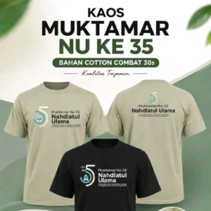 Kaos Muktamar NU Ke 35 Bahan Cotton Combat 30s Kualitas Terjamin Nahdlatul Ulama